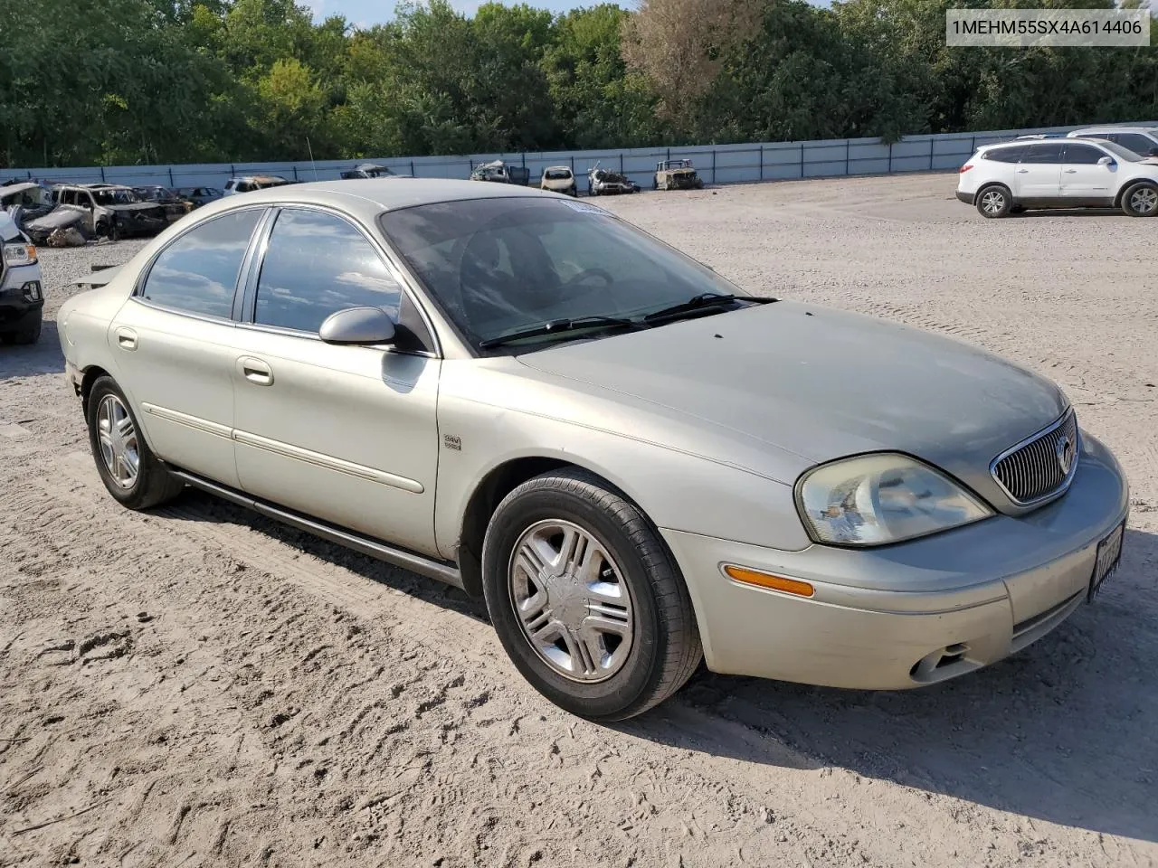 2004 Mercury Sable Ls Premium VIN: 1MEHM55SX4A614406 Lot: 72284364