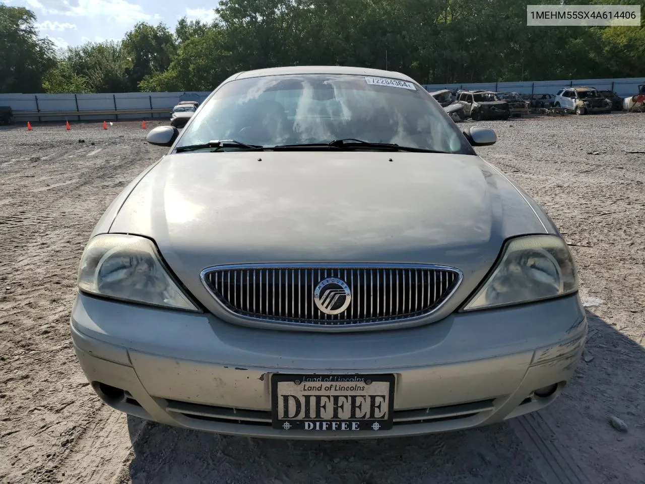 2004 Mercury Sable Ls Premium VIN: 1MEHM55SX4A614406 Lot: 72284364