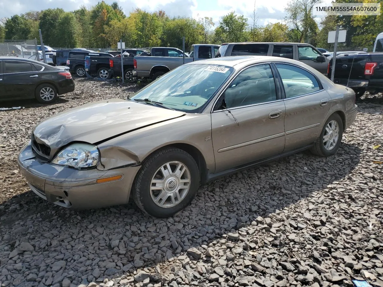 2004 Mercury Sable Ls Premium VIN: 1MEFM55S54A607600 Lot: 74115284