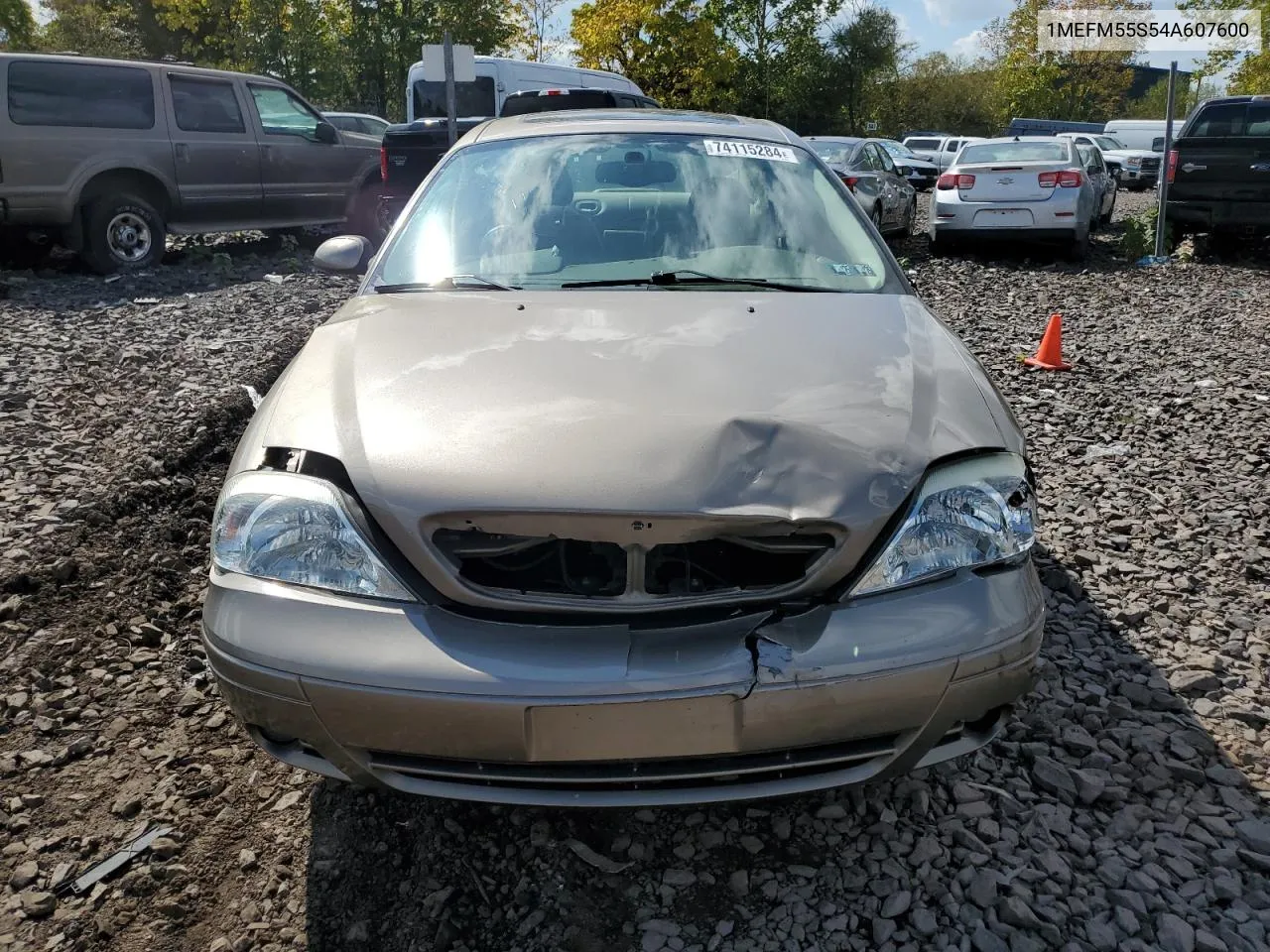 2004 Mercury Sable Ls Premium VIN: 1MEFM55S54A607600 Lot: 74115284