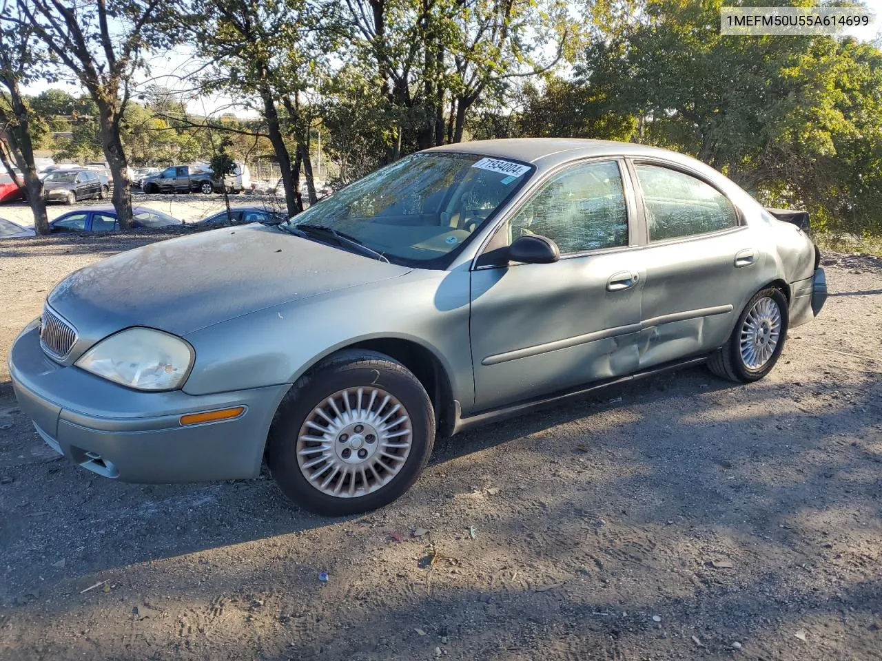 2005 Mercury Sable Gs VIN: 1MEFM50U55A614699 Lot: 71934004