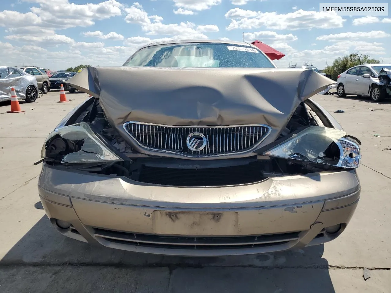 2005 Mercury Sable Ls Premium VIN: 1MEFM55S85A625039 Lot: 72035934