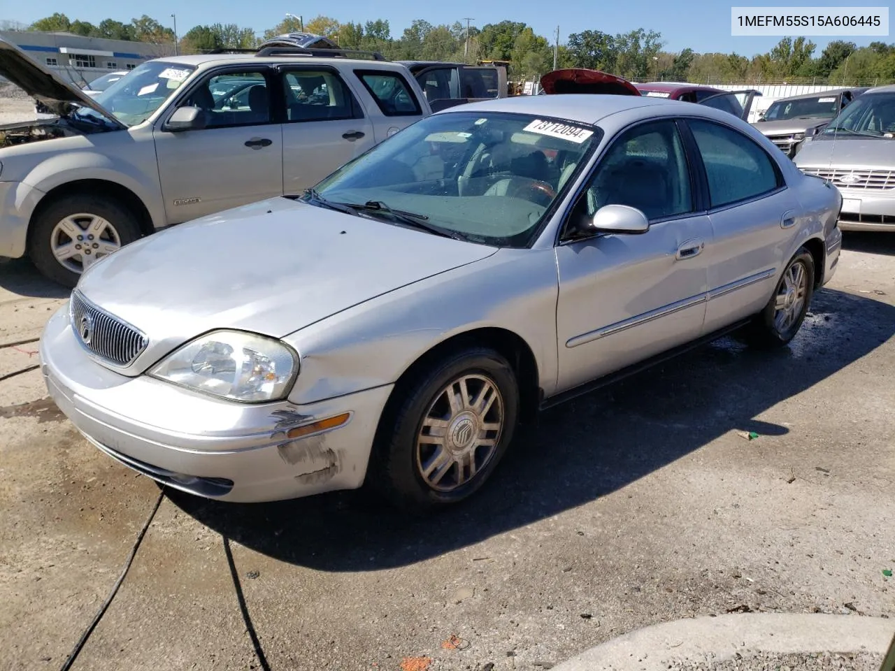 2005 Mercury Sable Ls Premium VIN: 1MEFM55S15A606445 Lot: 73712094