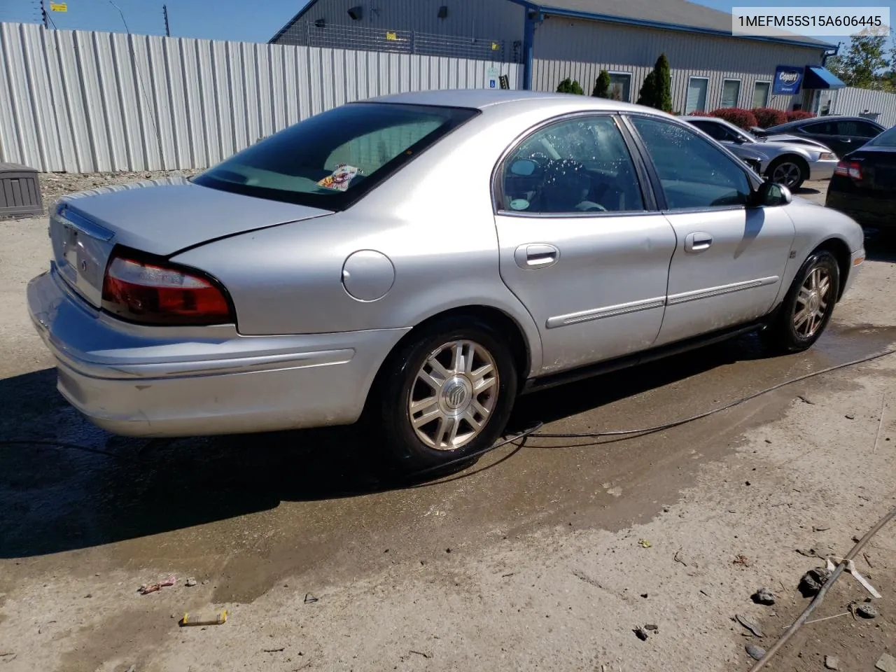 2005 Mercury Sable Ls Premium VIN: 1MEFM55S15A606445 Lot: 73712094