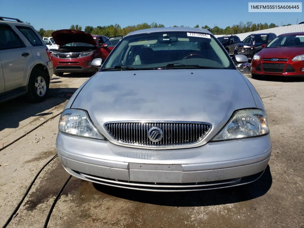 2005 Mercury Sable Ls Premium VIN: 1MEFM55S15A606445 Lot: 73712094