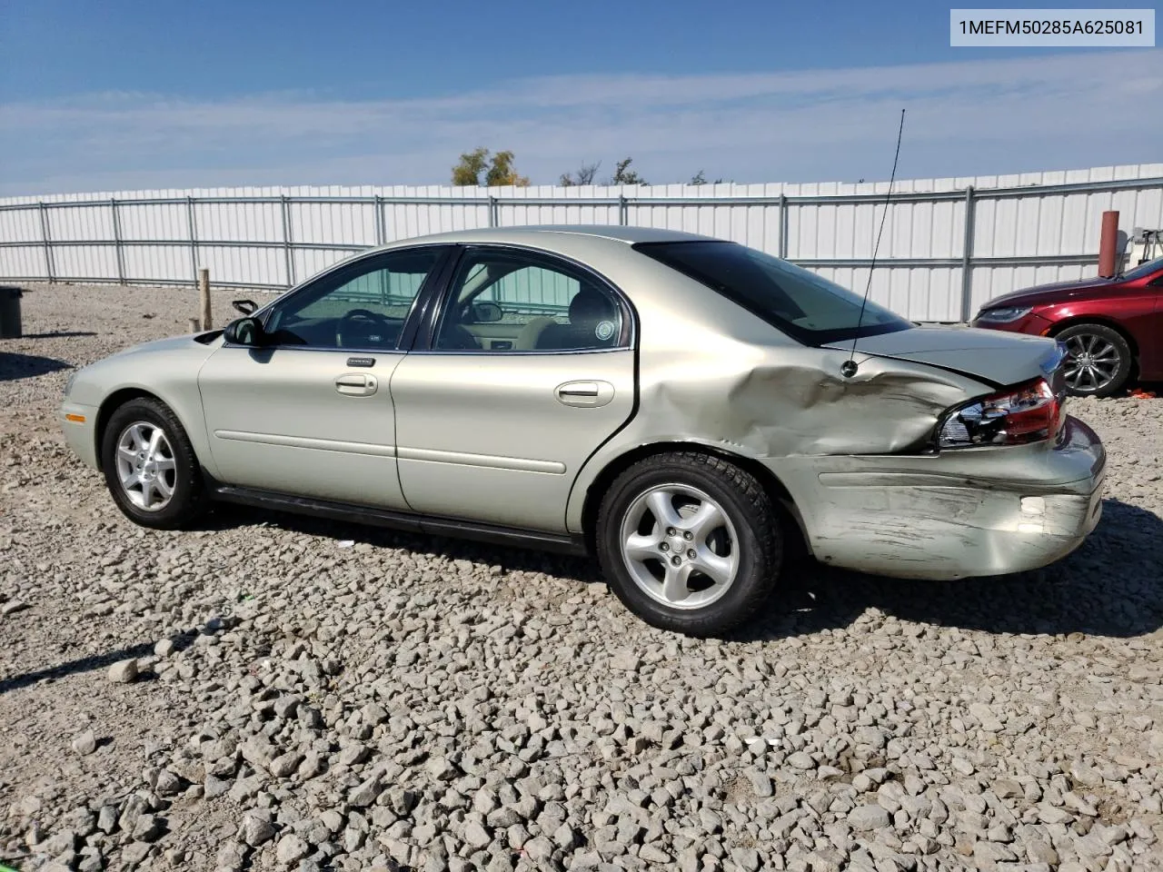 2005 Mercury Sable Gs VIN: 1MEFM50285A625081 Lot: 74253404