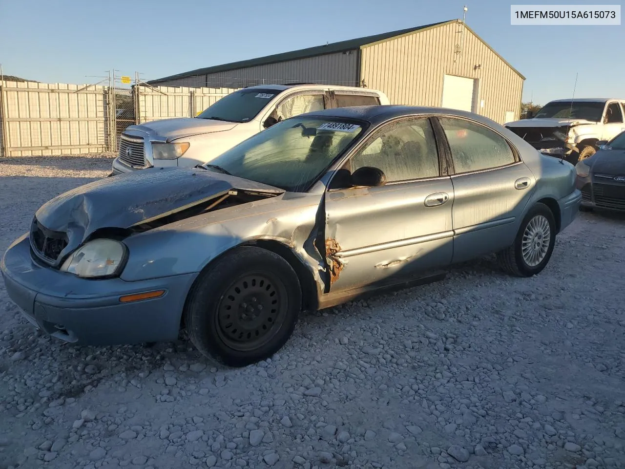 2005 Mercury Sable Gs VIN: 1MEFM50U15A615073 Lot: 74891804