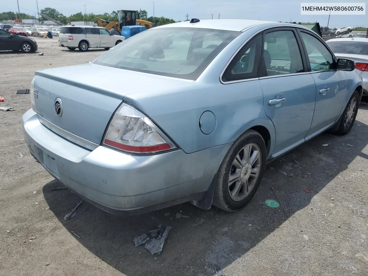 2008 Mercury Sable Premier VIN: 1MEHM42W58G600756 Lot: 53290124