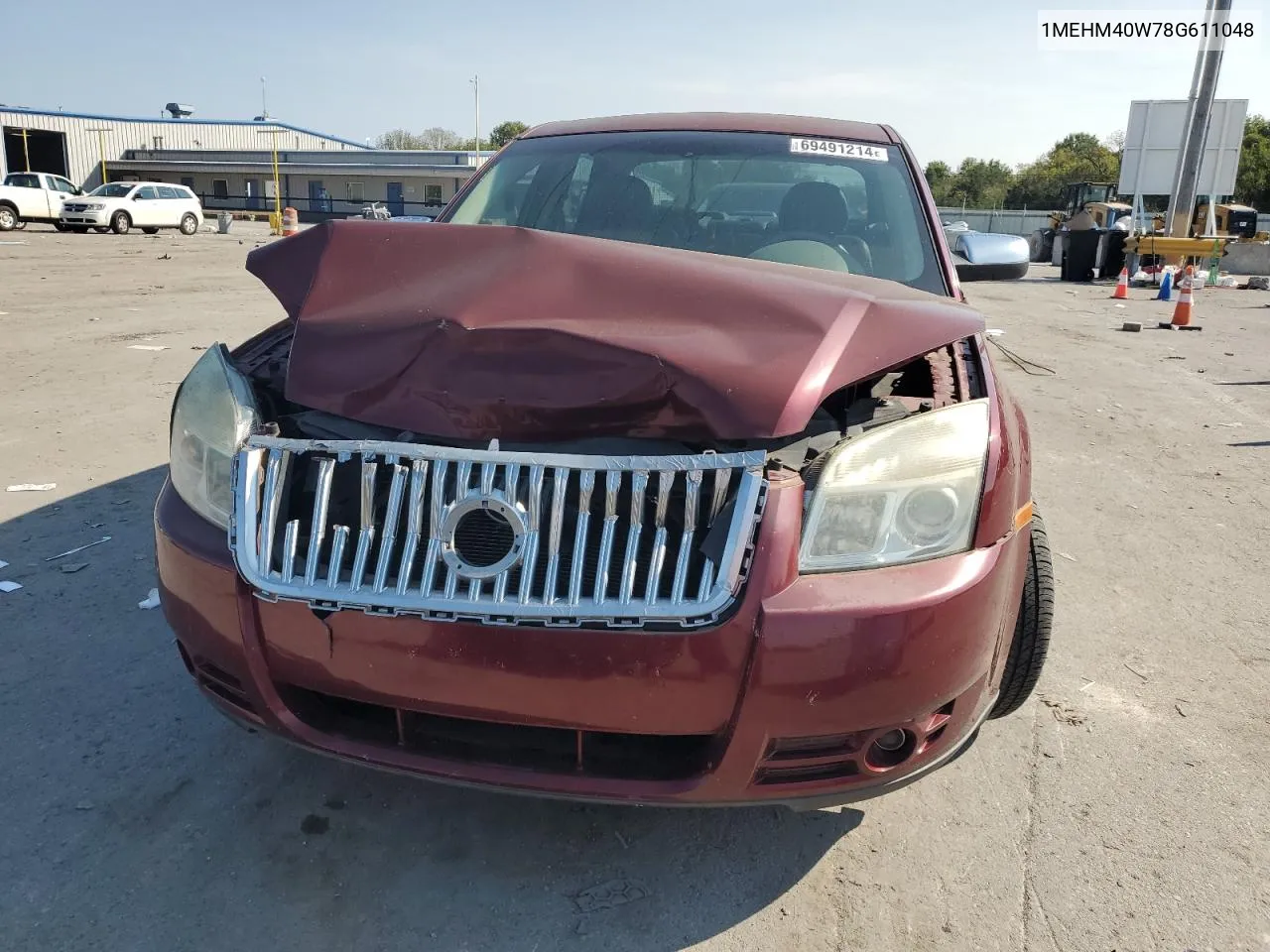 2008 Mercury Sable Luxury VIN: 1MEHM40W78G611048 Lot: 69491214