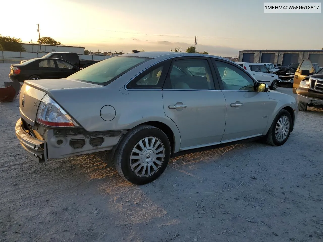 2008 Mercury Sable Luxury VIN: 1MEHM40W58G613817 Lot: 69777714