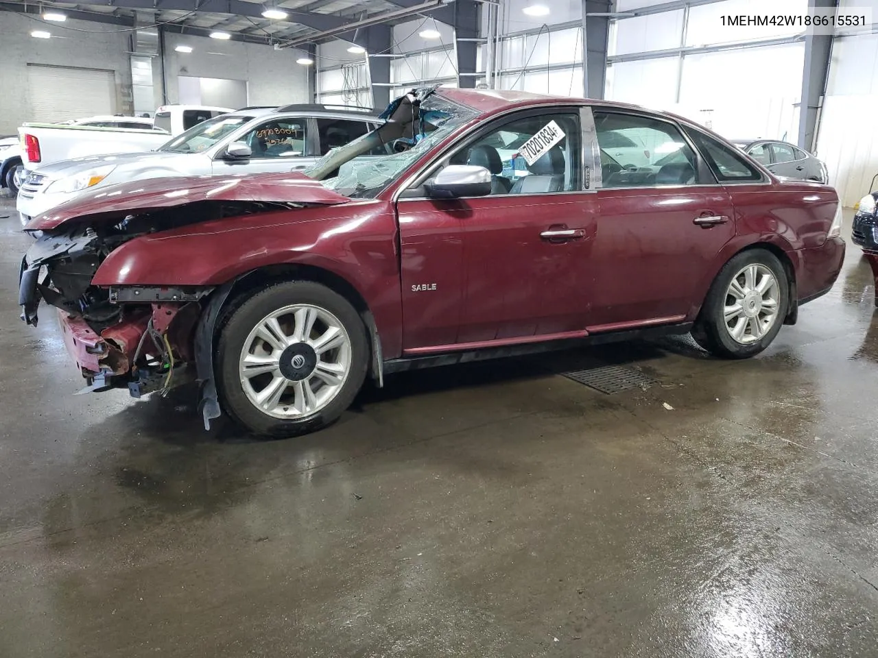 2008 Mercury Sable Premier VIN: 1MEHM42W18G615531 Lot: 70201834