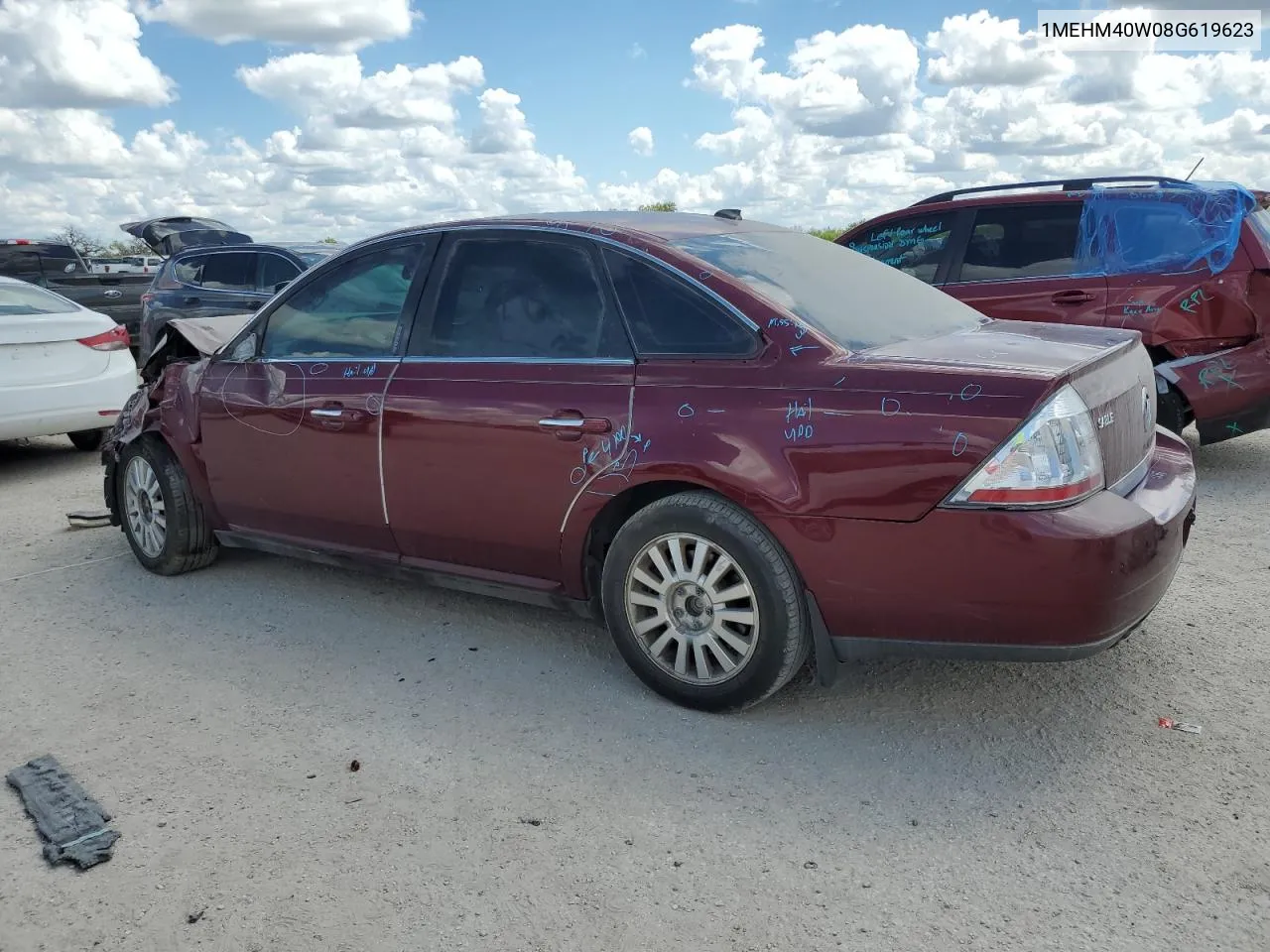 2008 Mercury Sable Luxury VIN: 1MEHM40W08G619623 Lot: 71928004