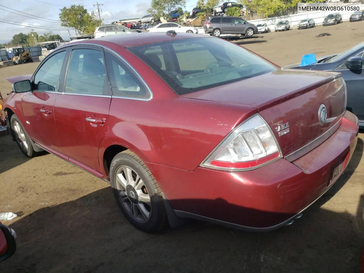 2008 Mercury Sable Premier VIN: 1MEHM42W08G610580 Lot: 72131964