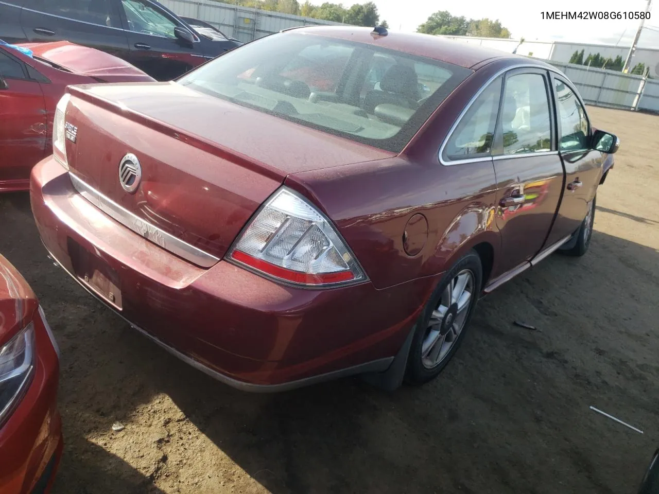 2008 Mercury Sable Premier VIN: 1MEHM42W08G610580 Lot: 72131964