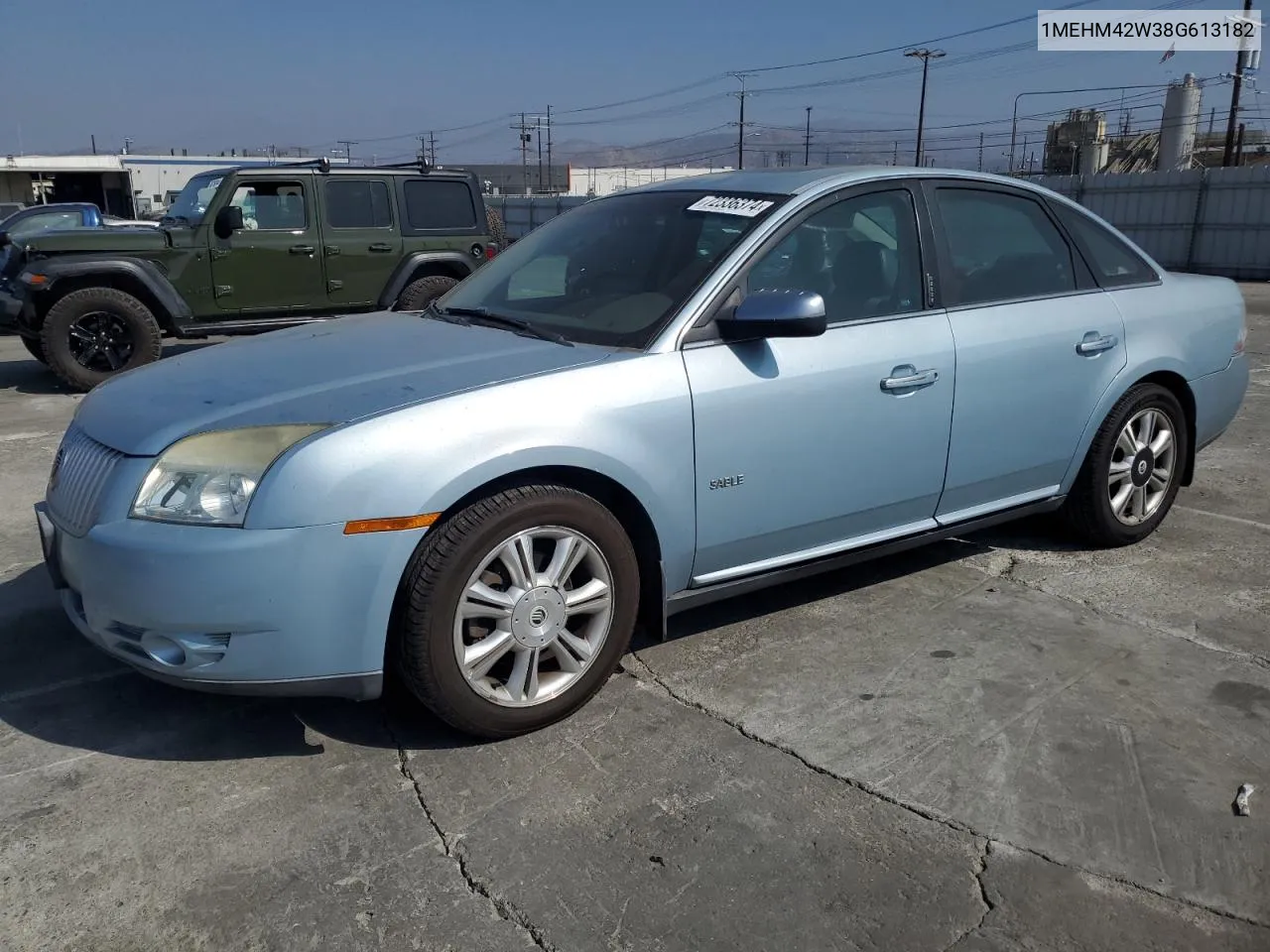 2008 Mercury Sable Premier VIN: 1MEHM42W38G613182 Lot: 72336374