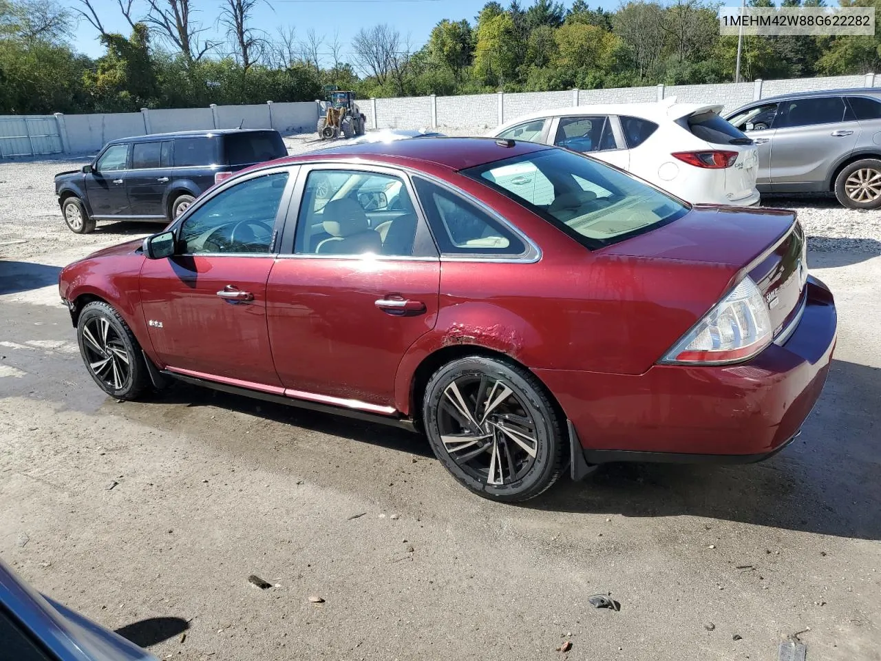 2008 Mercury Sable Premier VIN: 1MEHM42W88G622282 Lot: 73284324