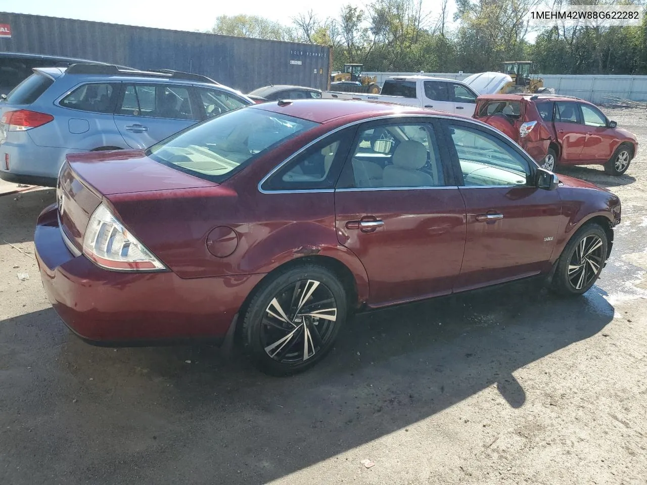 2008 Mercury Sable Premier VIN: 1MEHM42W88G622282 Lot: 73284324