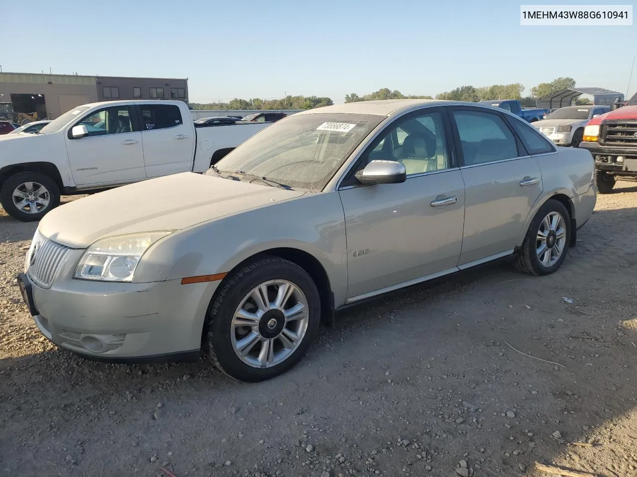 2008 Mercury Sable Premier VIN: 1MEHM43W88G610941 Lot: 73556874