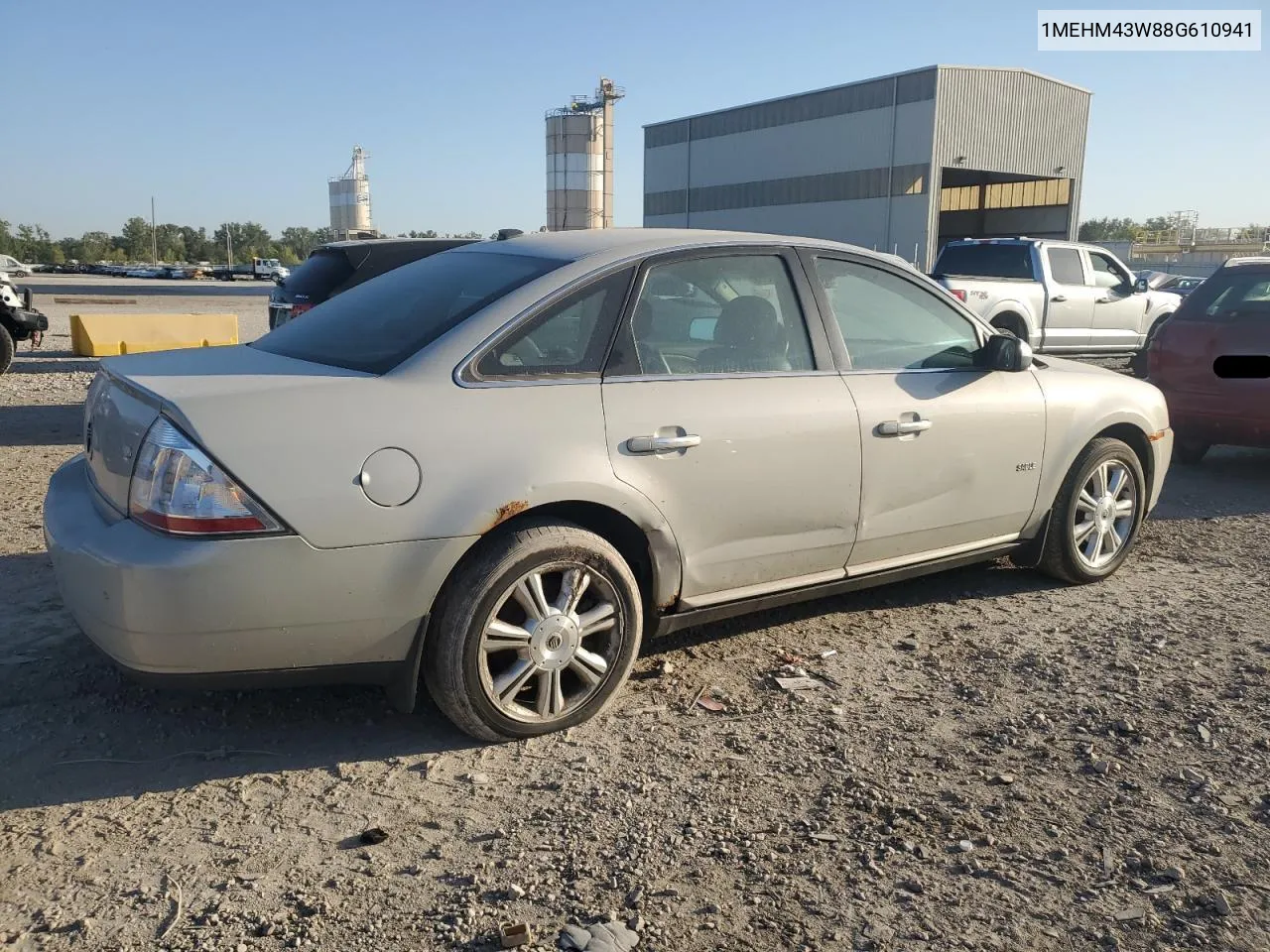 2008 Mercury Sable Premier VIN: 1MEHM43W88G610941 Lot: 73556874