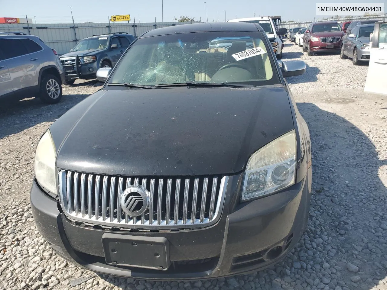 2008 Mercury Sable Luxury VIN: 1MEHM40W48G604431 Lot: 74037054