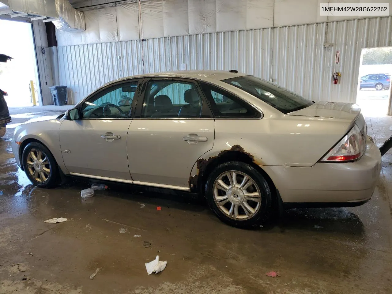 2008 Mercury Sable Premier VIN: 1MEHM42W28G622262 Lot: 75223314