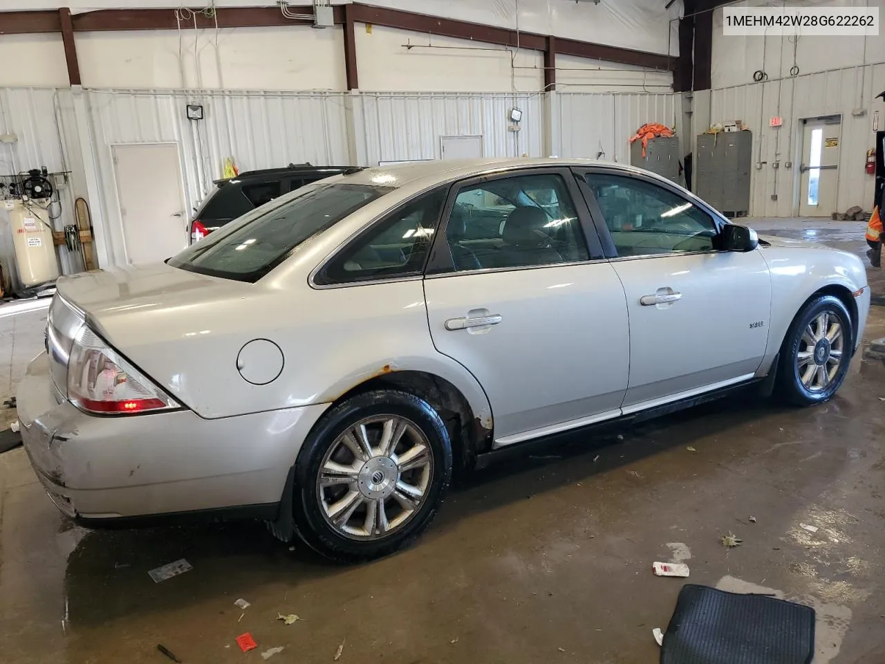 2008 Mercury Sable Premier VIN: 1MEHM42W28G622262 Lot: 75223314