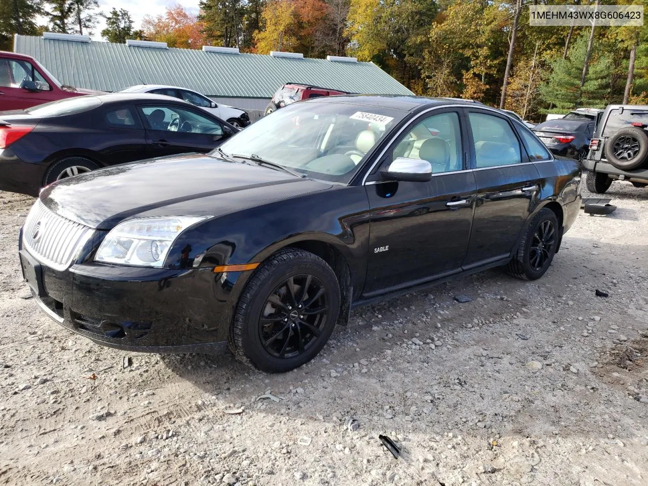 2008 Mercury Sable Premier VIN: 1MEHM43WX8G606423 Lot: 75840434