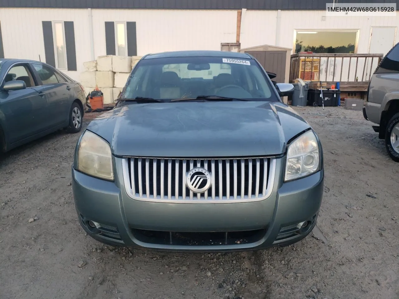 2008 Mercury Sable Premier VIN: 1MEHM42W68G615928 Lot: 75955264