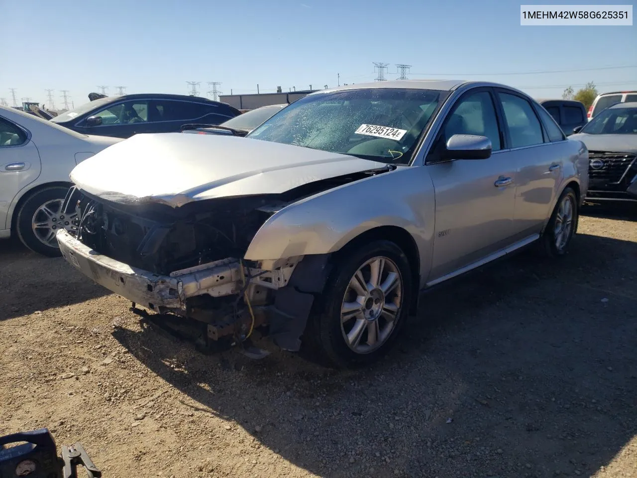 2008 Mercury Sable Premier VIN: 1MEHM42W58G625351 Lot: 76295124