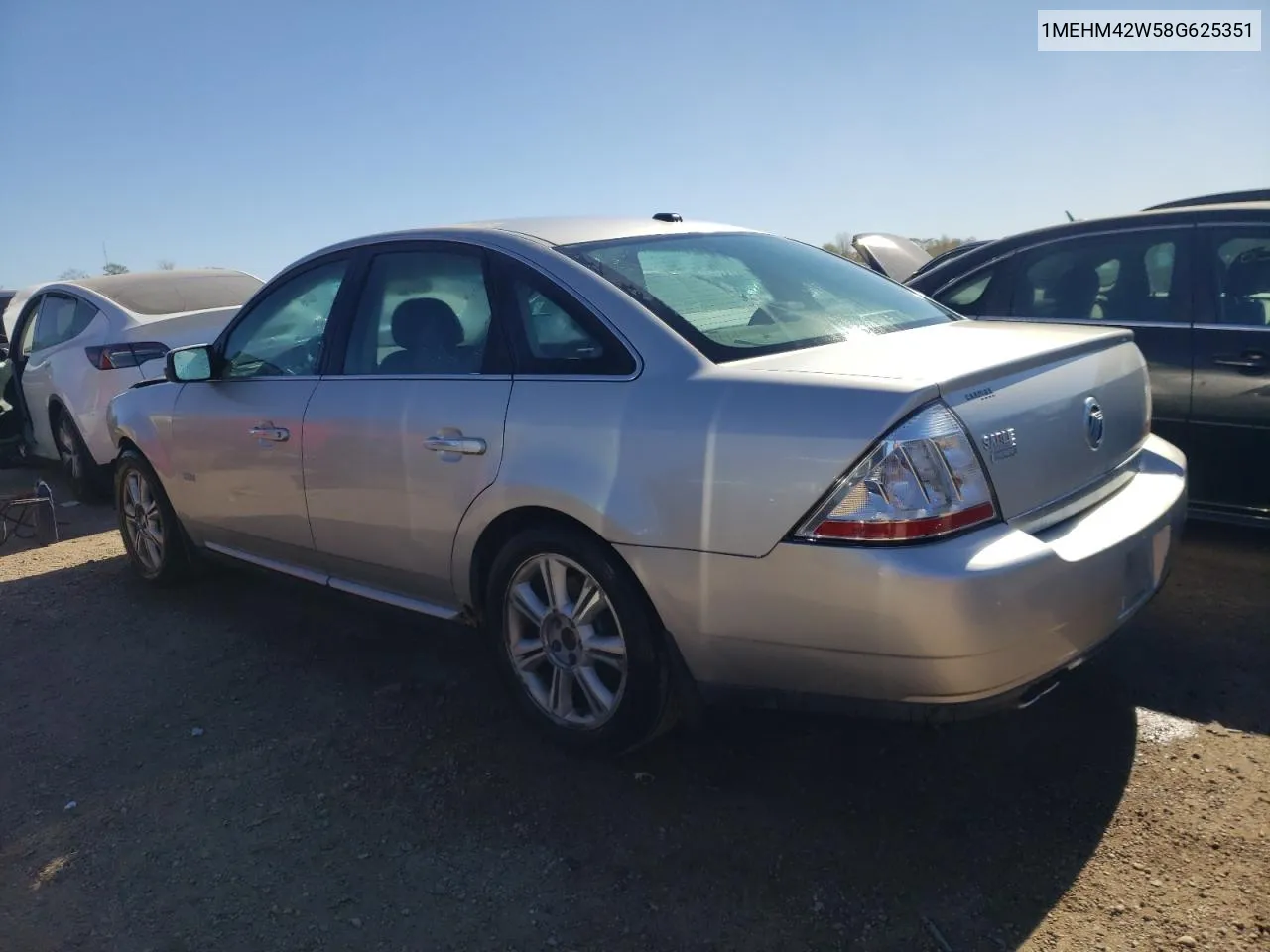 2008 Mercury Sable Premier VIN: 1MEHM42W58G625351 Lot: 76295124