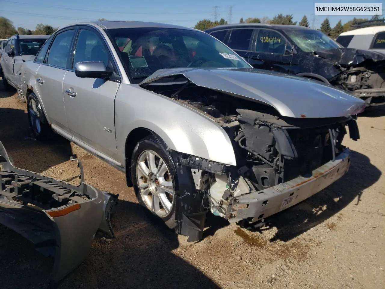 2008 Mercury Sable Premier VIN: 1MEHM42W58G625351 Lot: 76295124