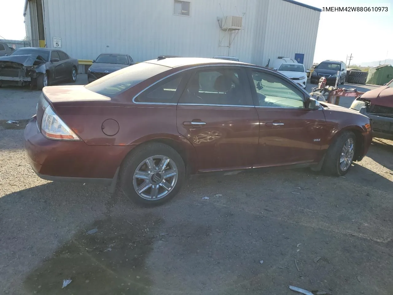 2008 Mercury Sable Premier VIN: 1MEHM42W88G610973 Lot: 76323214