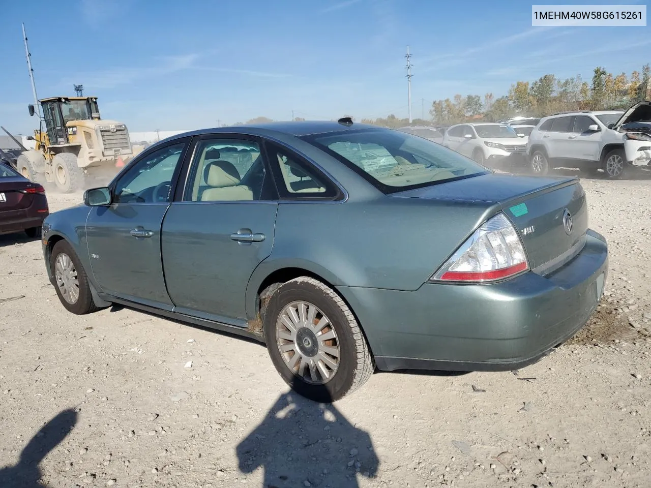 2008 Mercury Sable Luxury VIN: 1MEHM40W58G615261 Lot: 77269124