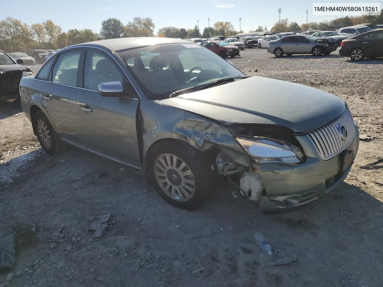 2008 Mercury Sable Luxury VIN: 1MEHM40W58G615261 Lot: 77269124