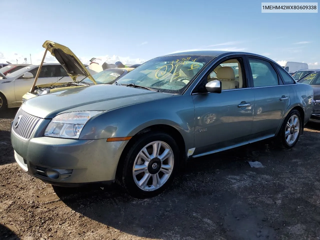 2008 Mercury Sable Premier VIN: 1MEHM42WX8G609338 Lot: 77380464