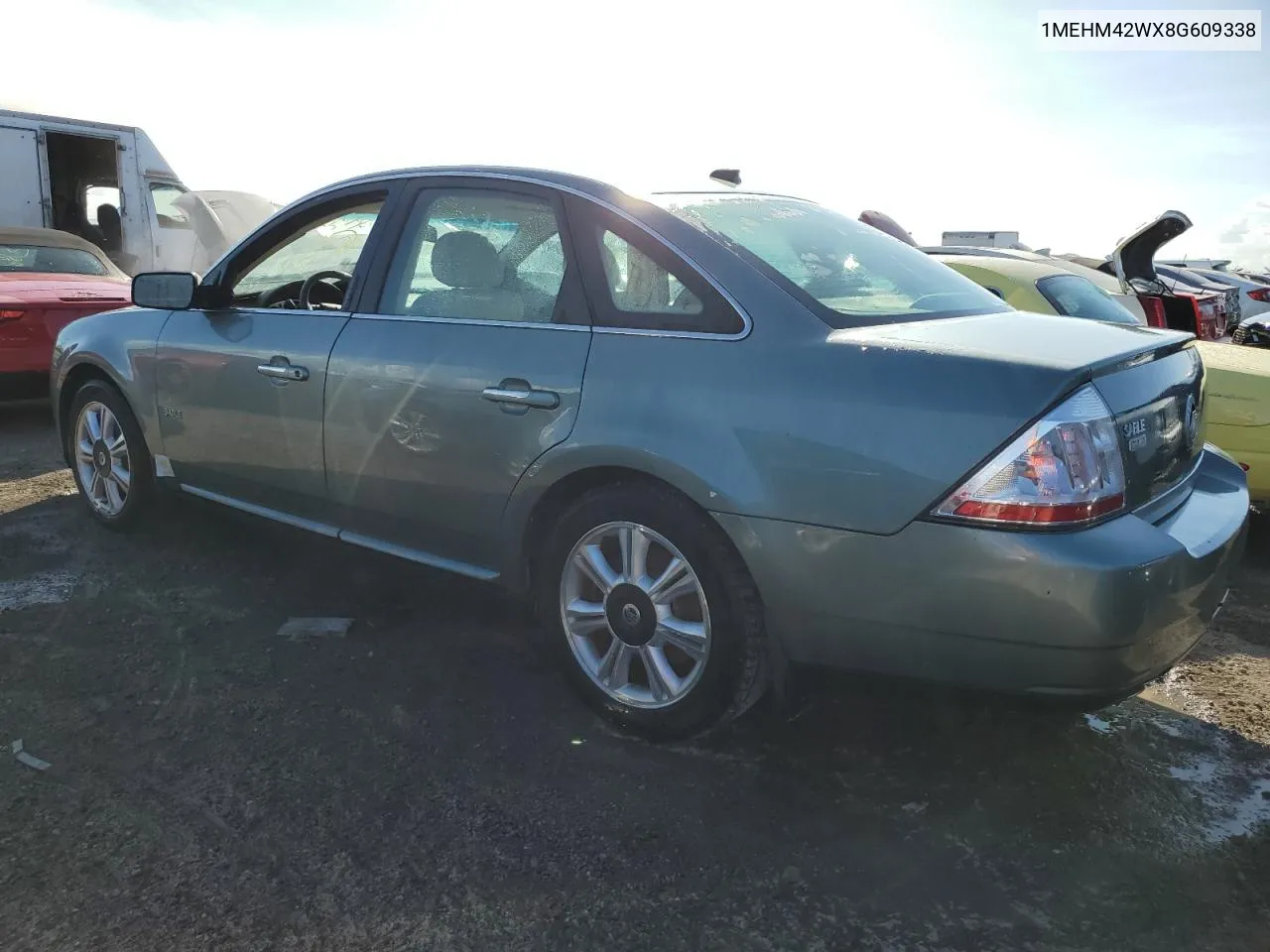 2008 Mercury Sable Premier VIN: 1MEHM42WX8G609338 Lot: 77380464