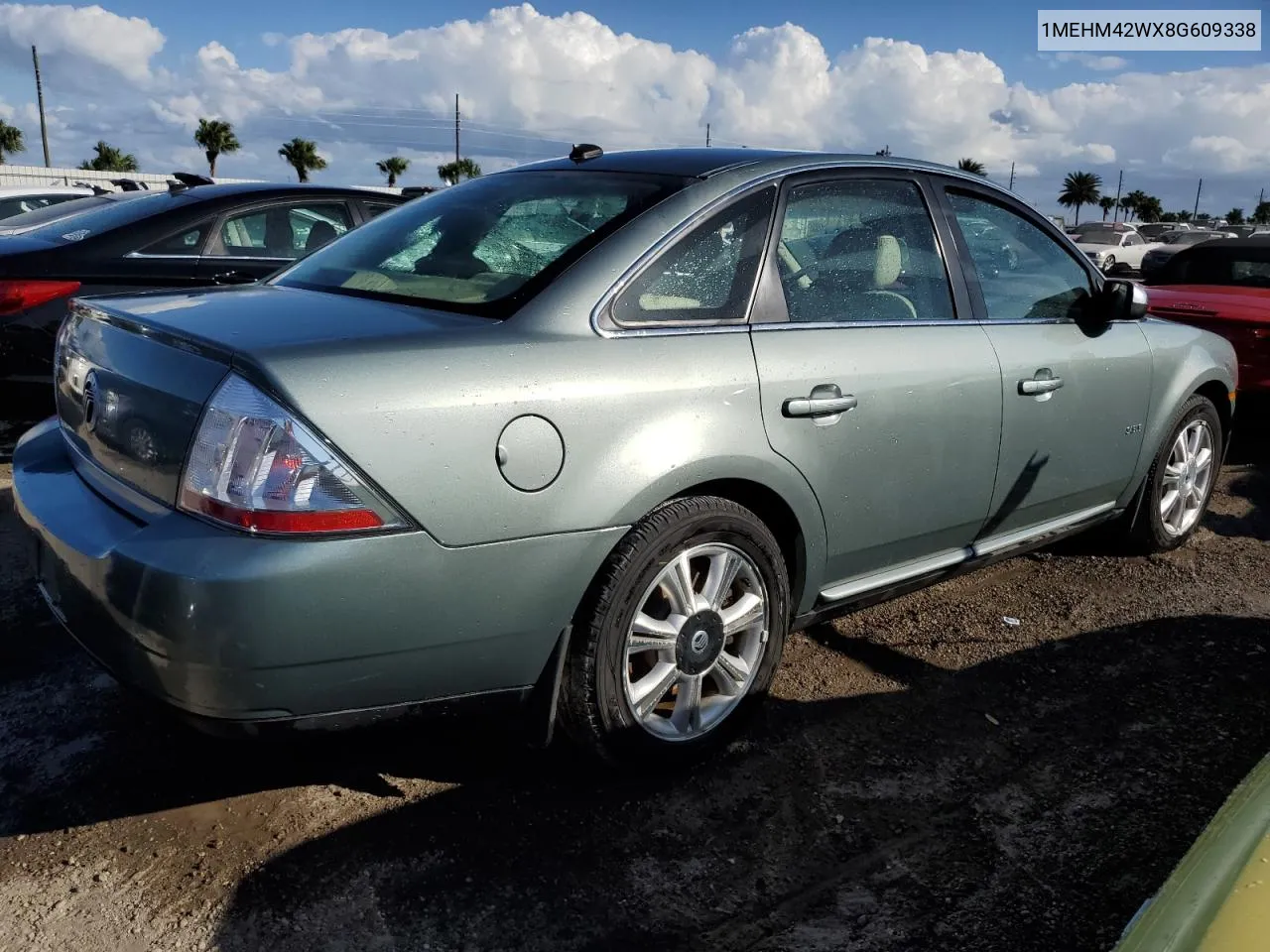 2008 Mercury Sable Premier VIN: 1MEHM42WX8G609338 Lot: 77380464