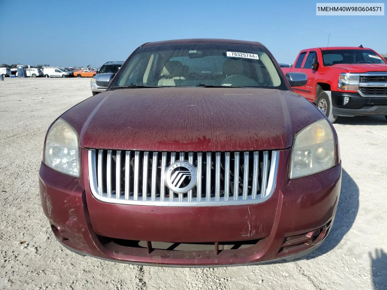 2008 Mercury Sable Luxury VIN: 1MEHM40W98G604571 Lot: 78325744