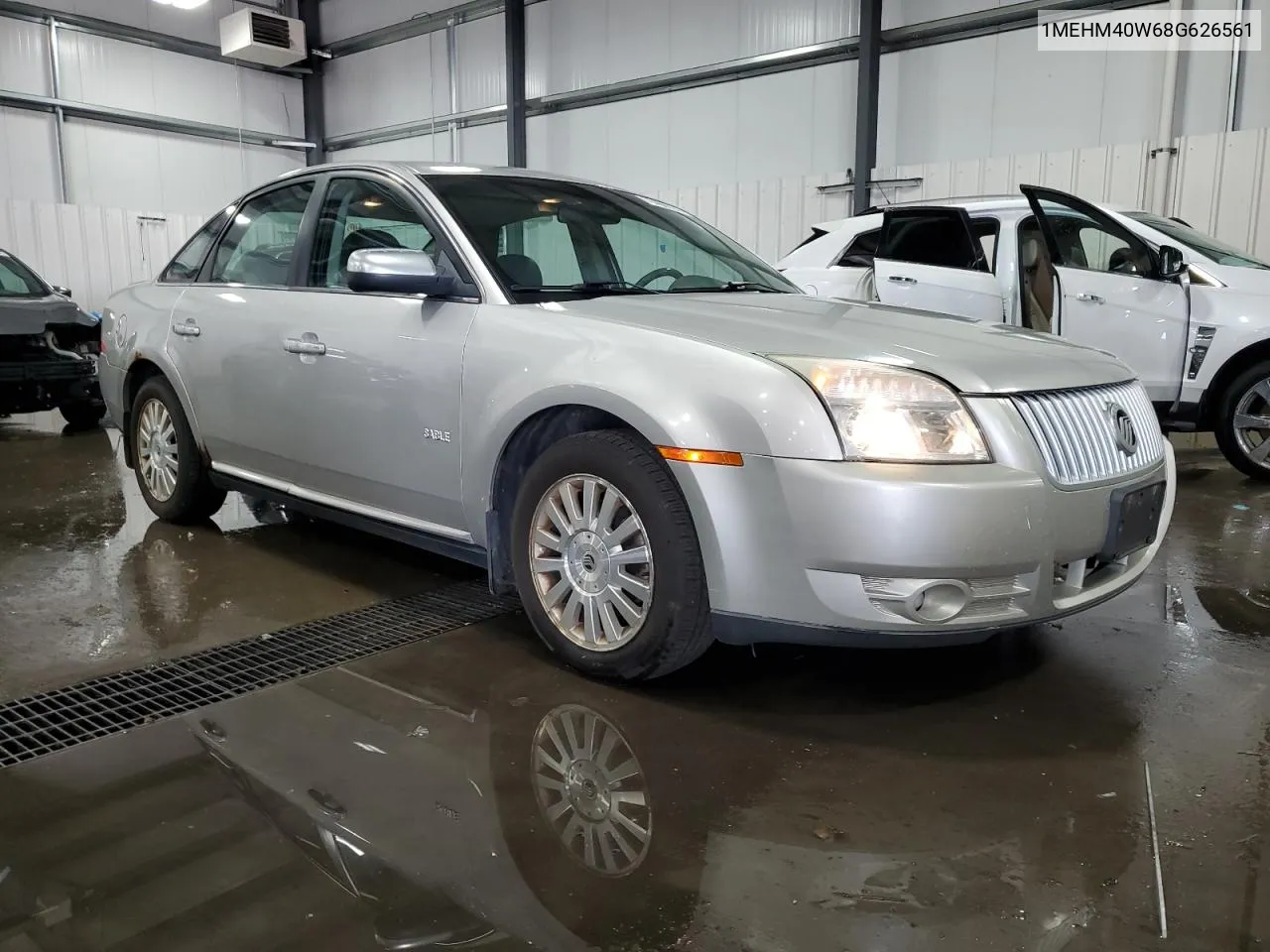 2008 Mercury Sable Luxury VIN: 1MEHM40W68G626561 Lot: 78468024