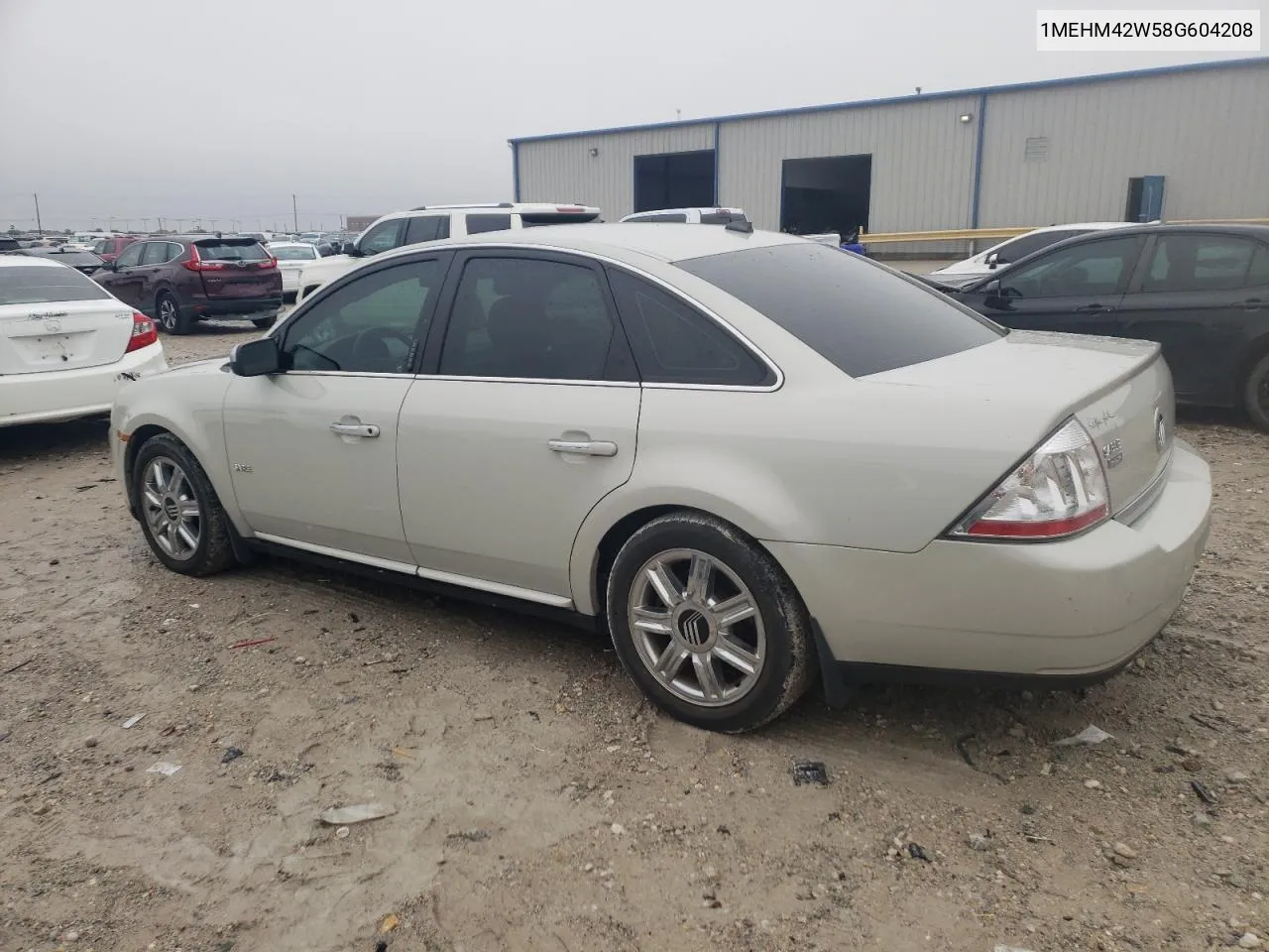 2008 Mercury Sable Premier VIN: 1MEHM42W58G604208 Lot: 78898354