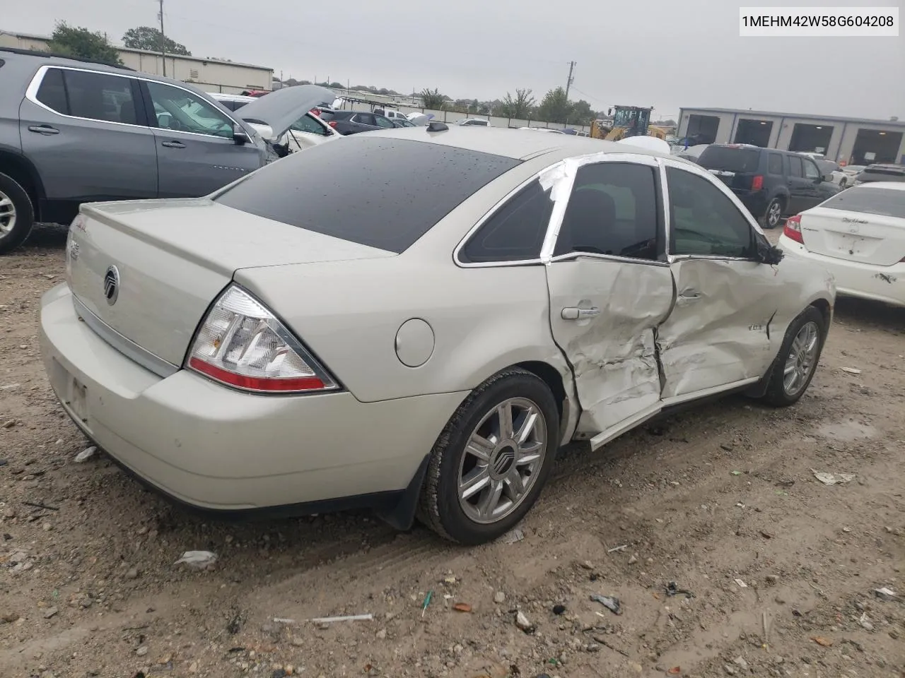 2008 Mercury Sable Premier VIN: 1MEHM42W58G604208 Lot: 78898354