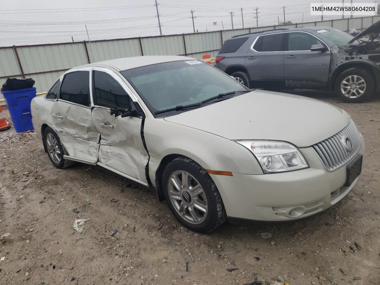 2008 Mercury Sable Premier VIN: 1MEHM42W58G604208 Lot: 78898354