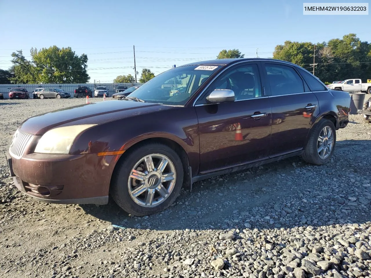 2009 Mercury Sable Premier VIN: 1MEHM42W19G632203 Lot: 69925744