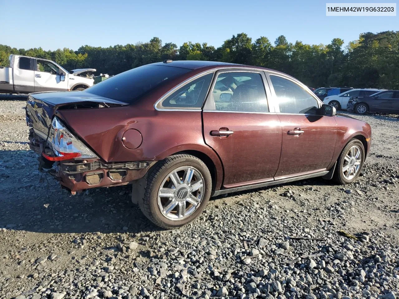 2009 Mercury Sable Premier VIN: 1MEHM42W19G632203 Lot: 69925744