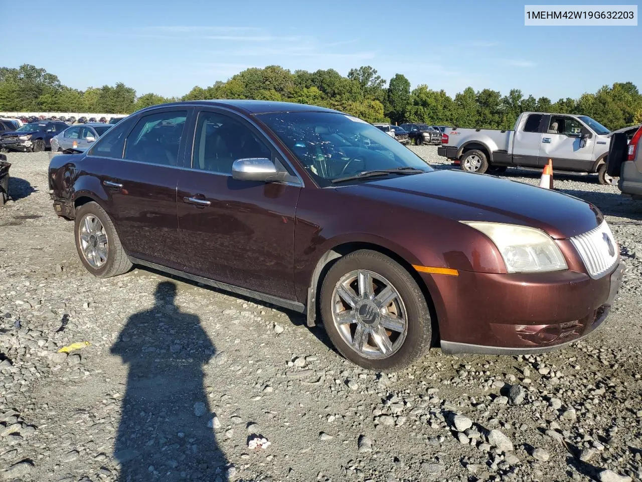 2009 Mercury Sable Premier VIN: 1MEHM42W19G632203 Lot: 69925744