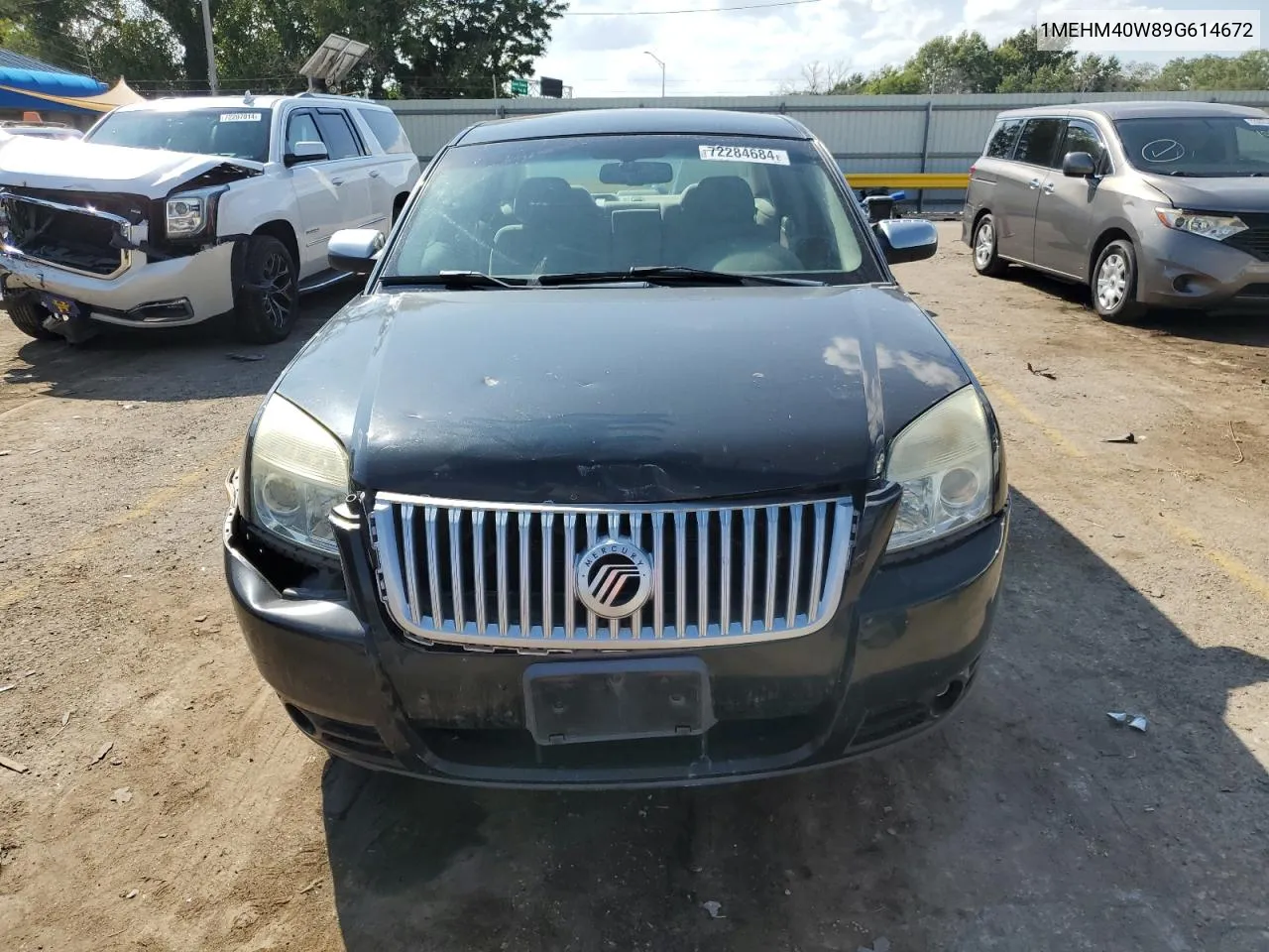 2009 Mercury Sable VIN: 1MEHM40W89G614672 Lot: 72284684