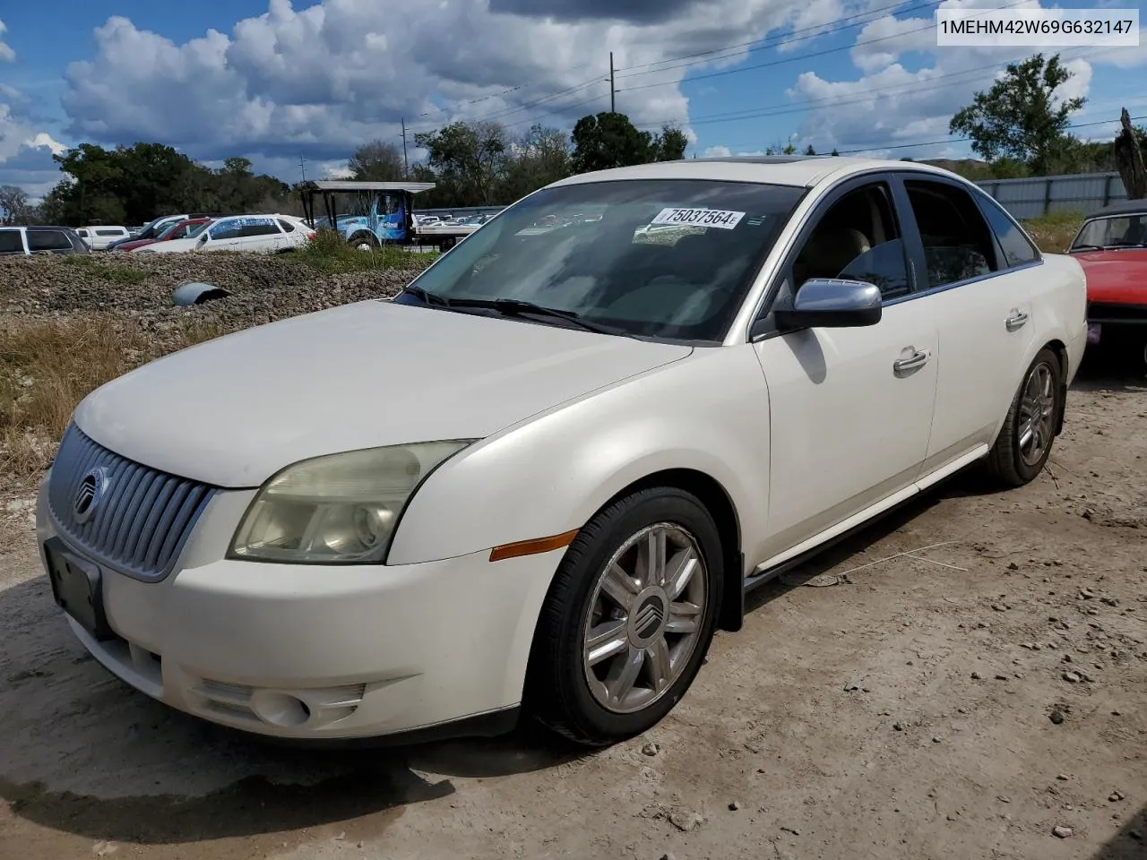 2009 Mercury Sable Premier VIN: 1MEHM42W69G632147 Lot: 75037564