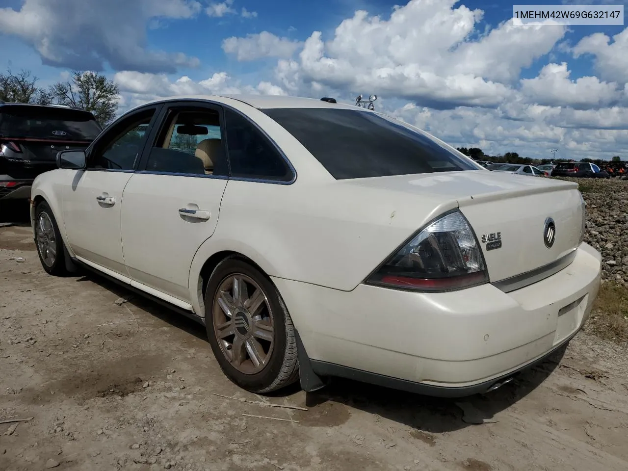 2009 Mercury Sable Premier VIN: 1MEHM42W69G632147 Lot: 75037564