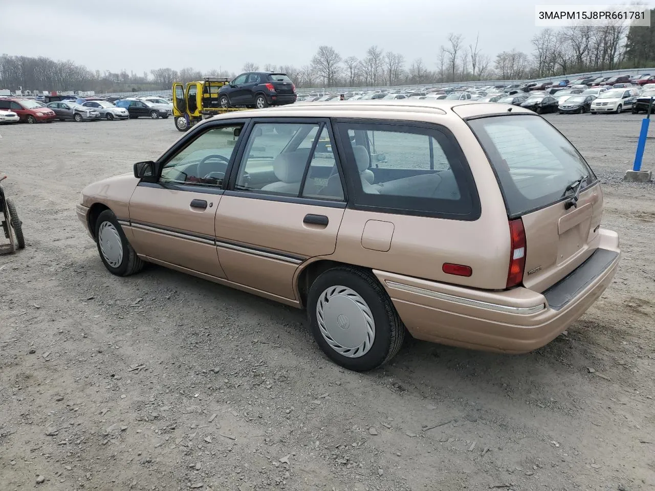 1993 Mercury Tracer VIN: 3MAPM15J8PR661781 Lot: 61399064