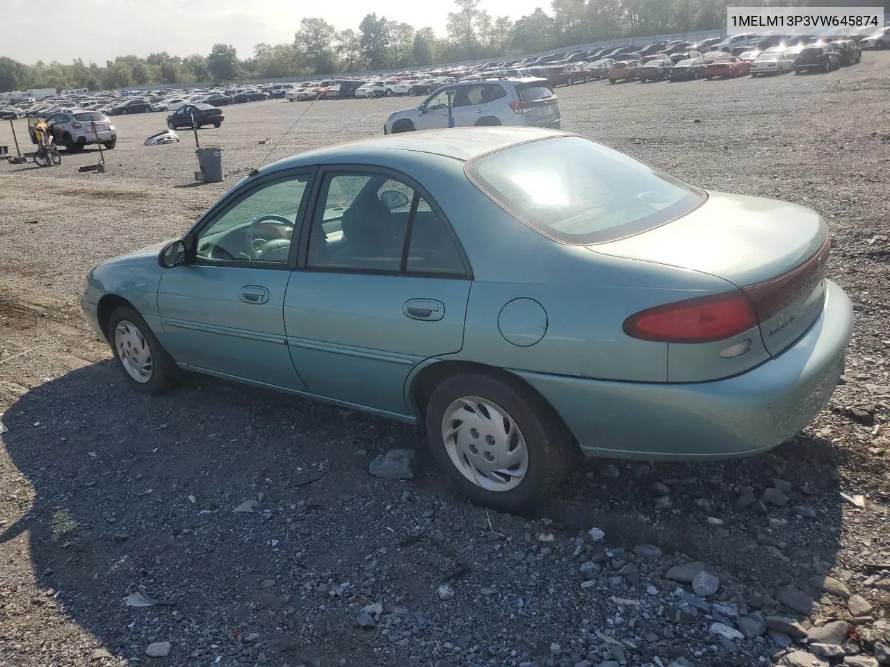 1997 Mercury Tracer Ls VIN: 1MELM13P3VW645874 Lot: 70012834